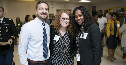 Administrators at a 2019 event