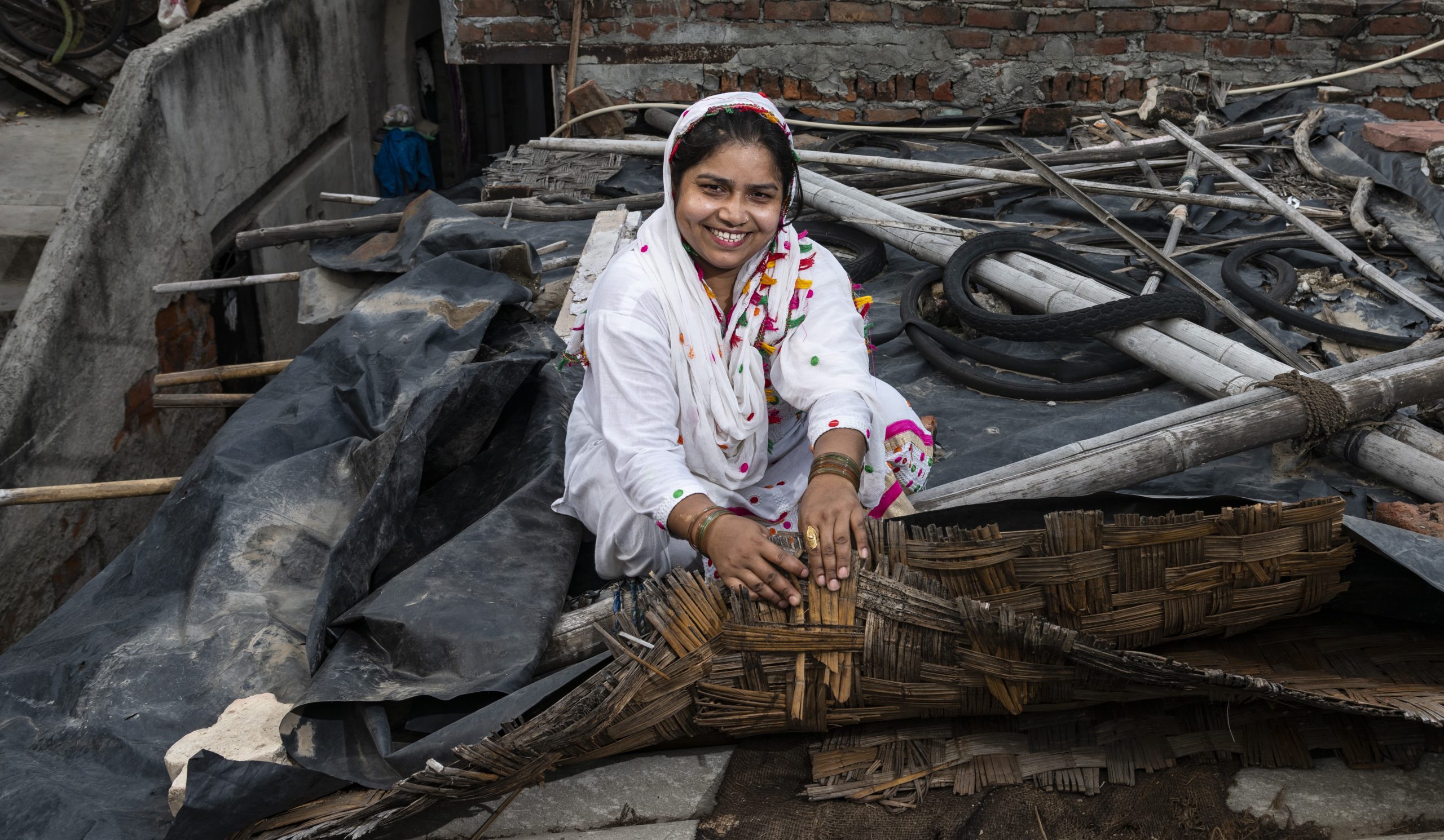 smiling woman