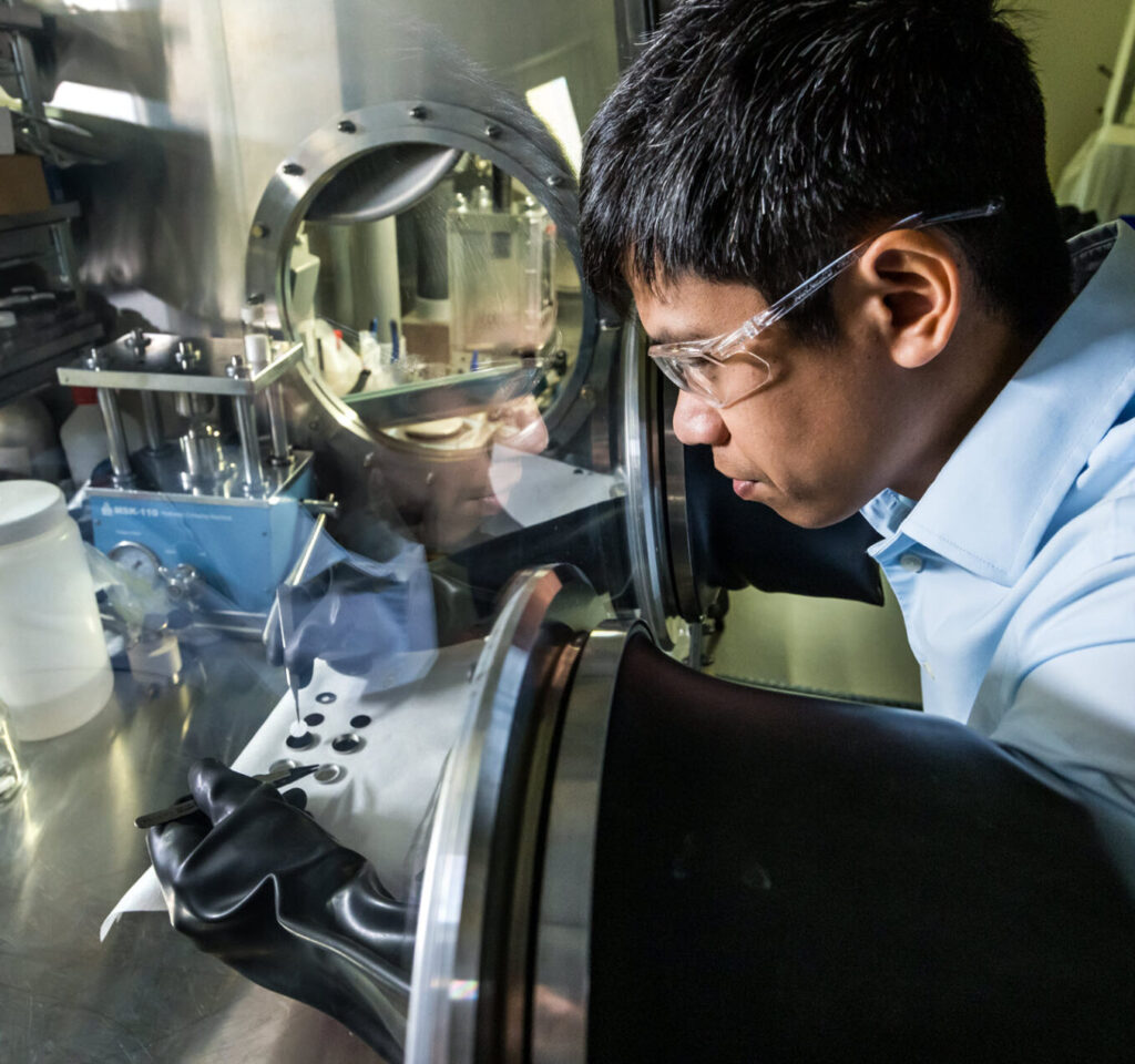 Man working in a lab