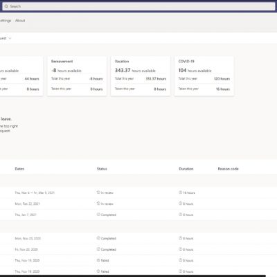 Dynamics 365 and Teams Integration user interface