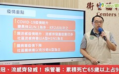 新冠、流感齊發威！ 疾管署：累積死亡65歲以上占9成