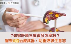 7旬翁肝癌三度復發怎麼救？醫祭6招治療武器，助重燃求生意志