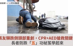 張友驊跌倒頭部重創，CPR+AED搶救關鍵！長者防跌「五」功秘笈學起來