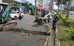 臺南捷運第一期藍線基本設計管線調查 請用路人提早改道