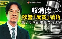 分析／賴清德吹響「反貪」號角 贏了形象卻也將付出代價