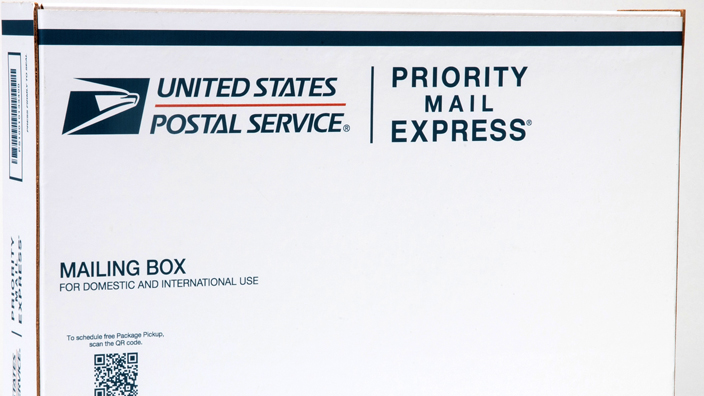 USPS Priority Mail Express Mailing Box