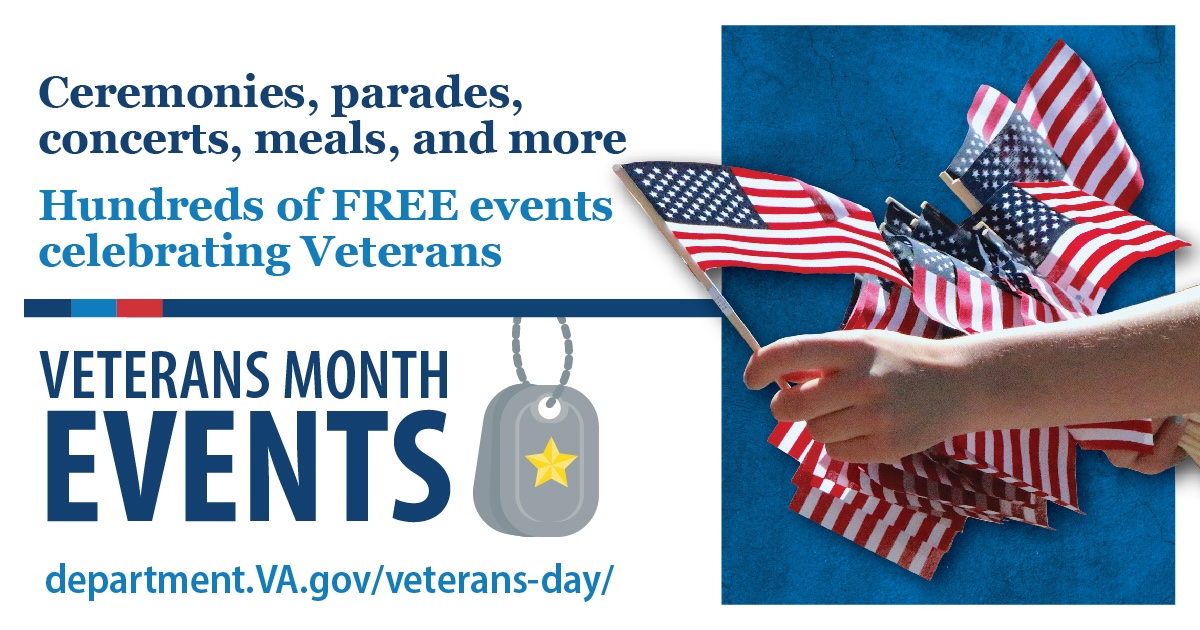 Find your Veterans Day events, 2024