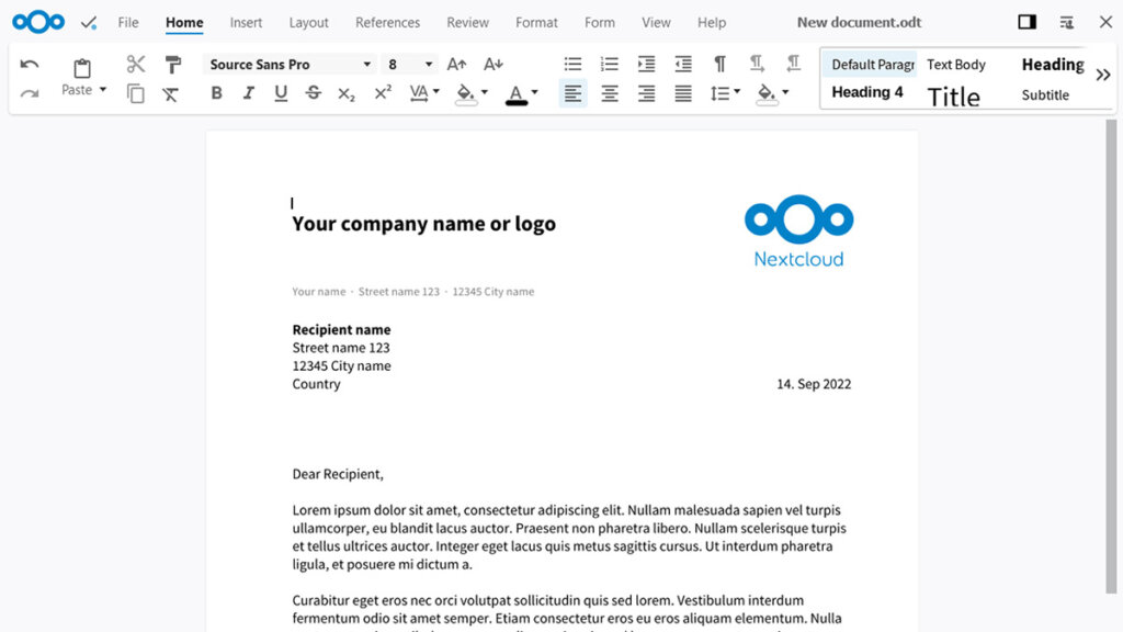 Nextcloud Files - data under your control