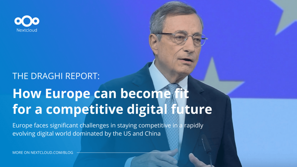 The Draghi report: How Europe can become fit for a competitive digital future