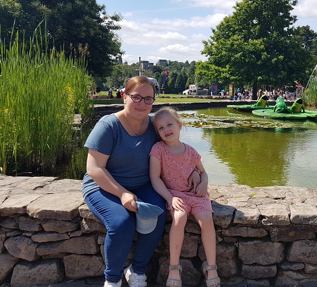 Shelley and her daughter