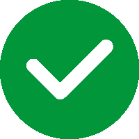 Icon of a green tick