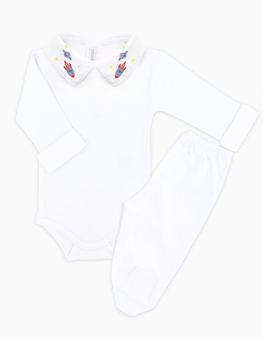 Body Bordado Foguete - Nina & Maria Baby Store 2048