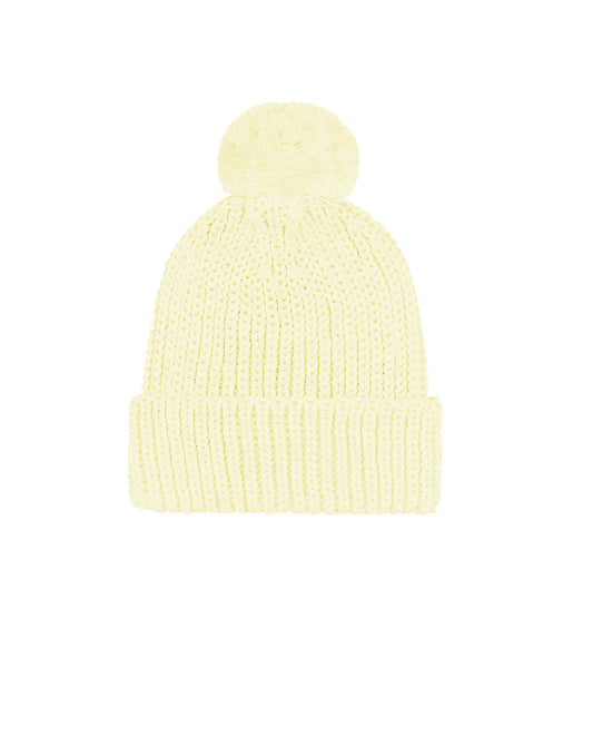 Gorro Pompom Amarelo 1024