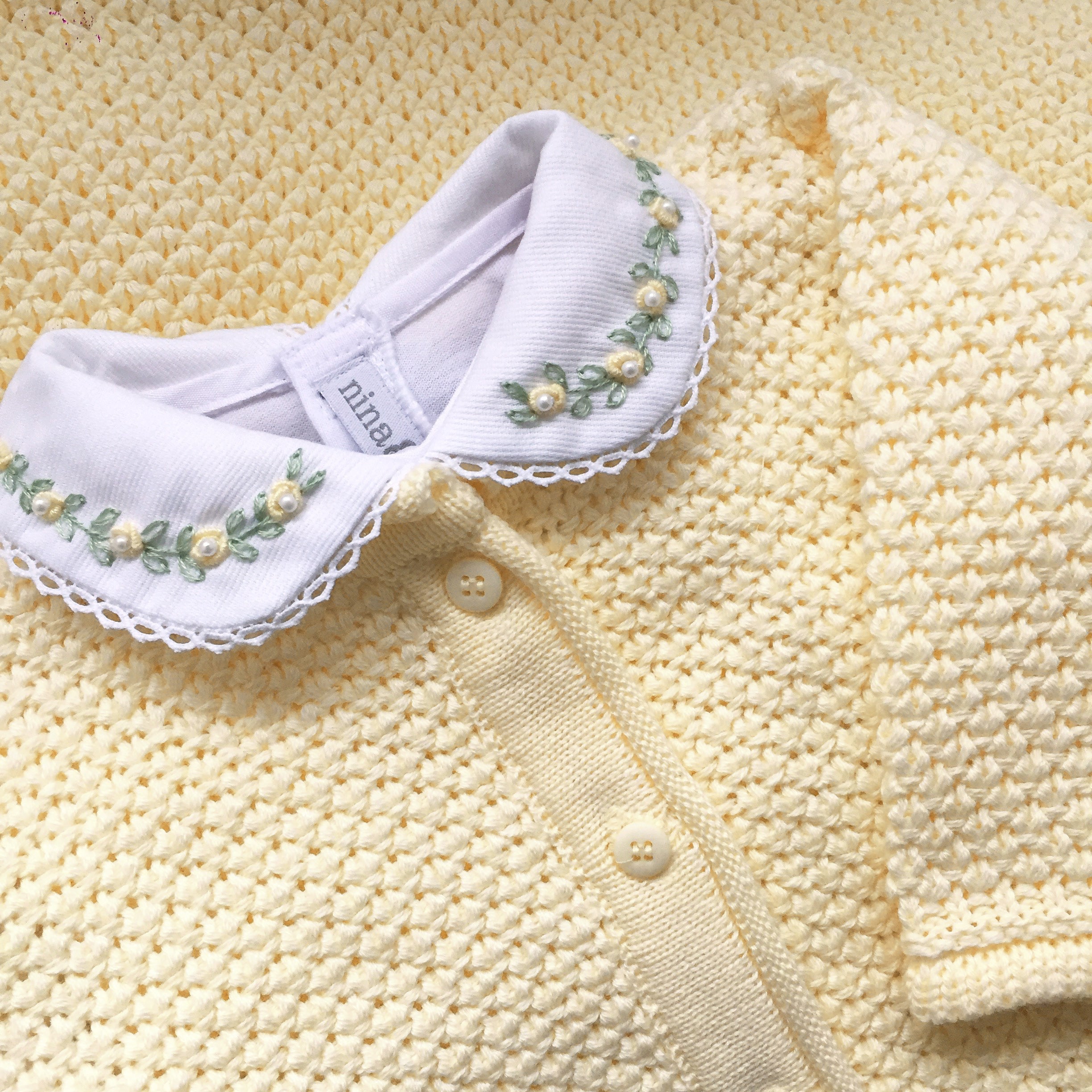 Conjunto Pipoca Amarelo - Nina & Maria Baby Store