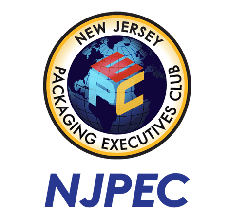 The new jersey packaging executive club logo.