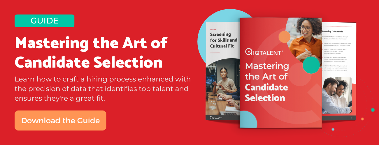 Mastering the art of candidate selection guide mockup