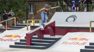 Rayssa Leal no Mundial da SLS em Roma - Crédito: 