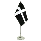 St. Piran Cornwall Satin Table Flag 6x9"