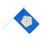 Yorkshire new Hand Waving Flag 12x18"