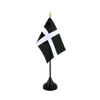 St. Piran Cornwall Table Flag 4x6"