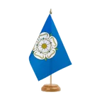 Yorkshire new Table Flag 6x9", wooden