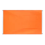 orange Banner Flag 3x5 ft, landscape