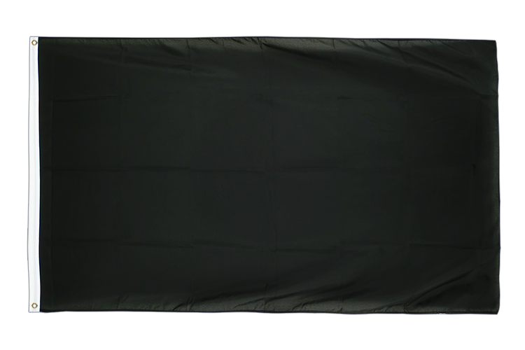 black - 5x8 ft Flag