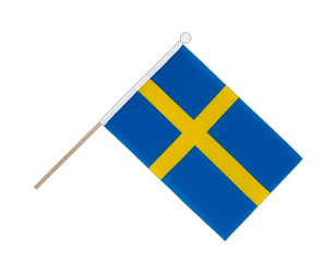 Sweden Hand Waving Flag 6x9"