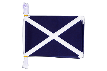 Scotland navy Flag Bunting 6x9", 3 m