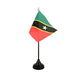 Saint Kitts and Nevis Table Flag 4x6"