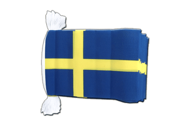 Sweden Flag Bunting 6x9", 9 m