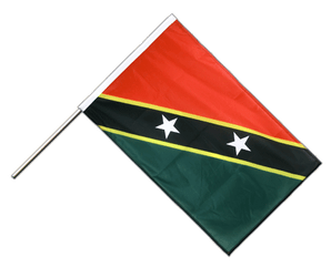 Saint Kitts and Nevis Hand Waving Flag PRO 2x3 ft