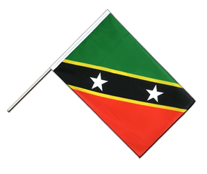 Saint Kitts and Nevis Hand Waving Flag ECO 2x3 ft