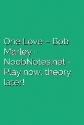 One Love – Bob Marley