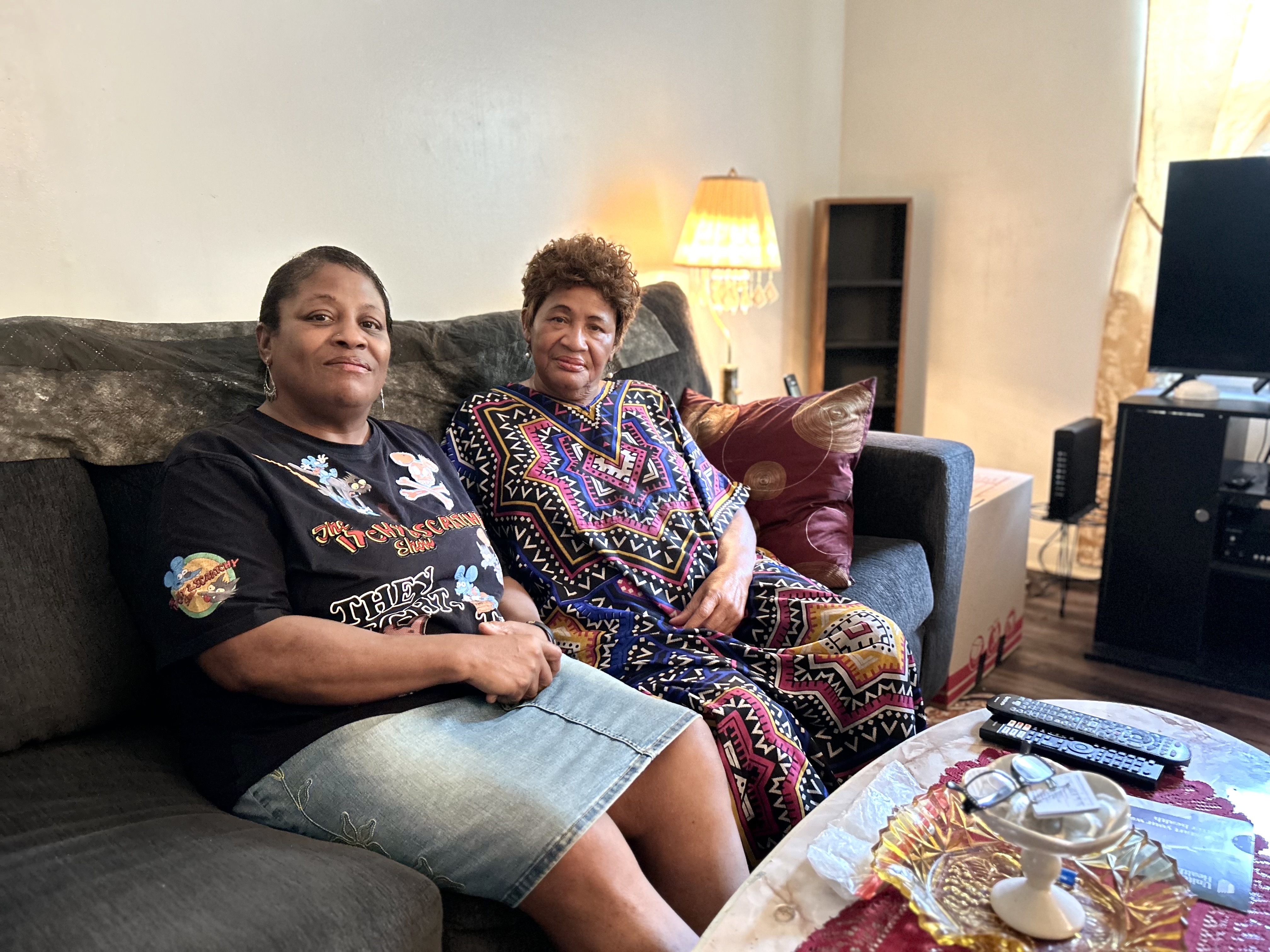 Sonya Williams, 59, at her home with her mother, Eunice Towns, 77, in Wendell.