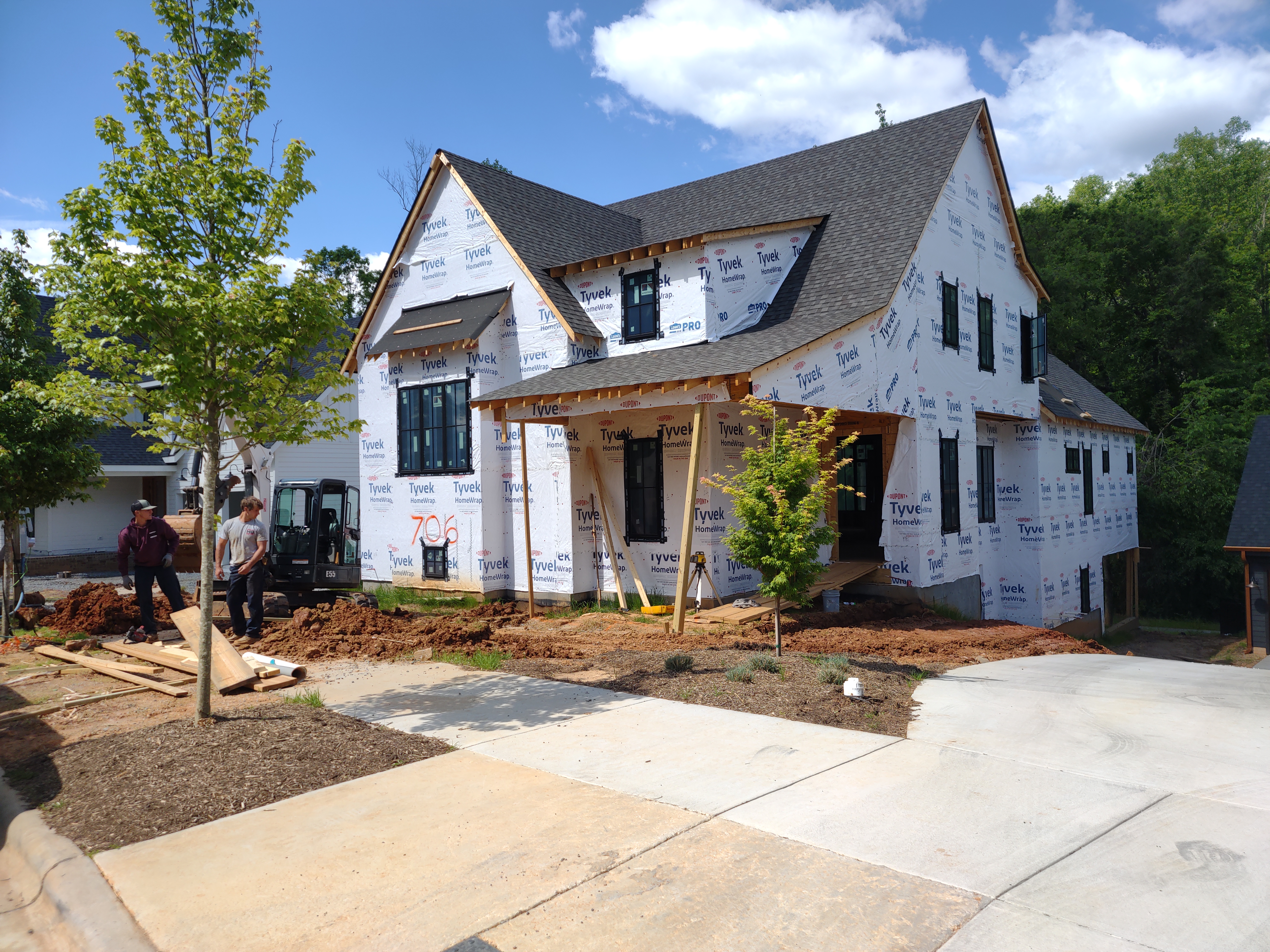 The state Building Code Council wants to modernize rules for energy efficiency in new homes. The state House of Representatives this week passed a bill to block any action. Above, a home under construction in Davidson.