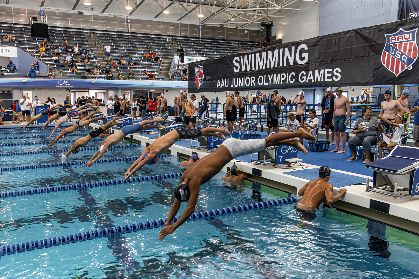 The AAU Junior Olympics will be held July 24 through August 3 at multiple locations in the Triad. Photo courtesy of Greensboro Convention and Visitors Bureau.