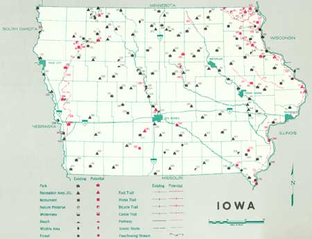 Iowa State Parks Map - United States Map