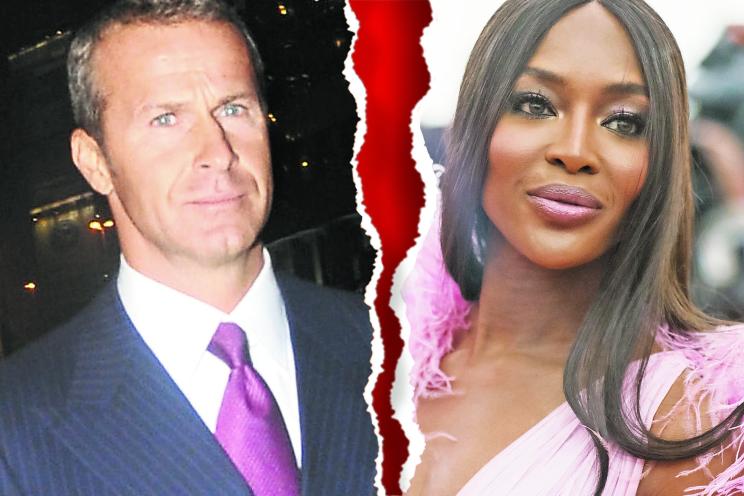 Naomi Campbell, right, and billionaire ex-lover Vladislav Doronin