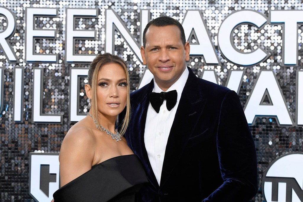 Jennifer Lopez and Alex Rodriguez in 2020.