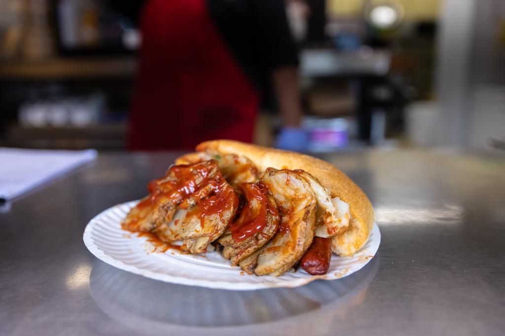 New Jersey hot dogs are often known for Italian flair, like the tube steak from Tommy's in Elizabeth.