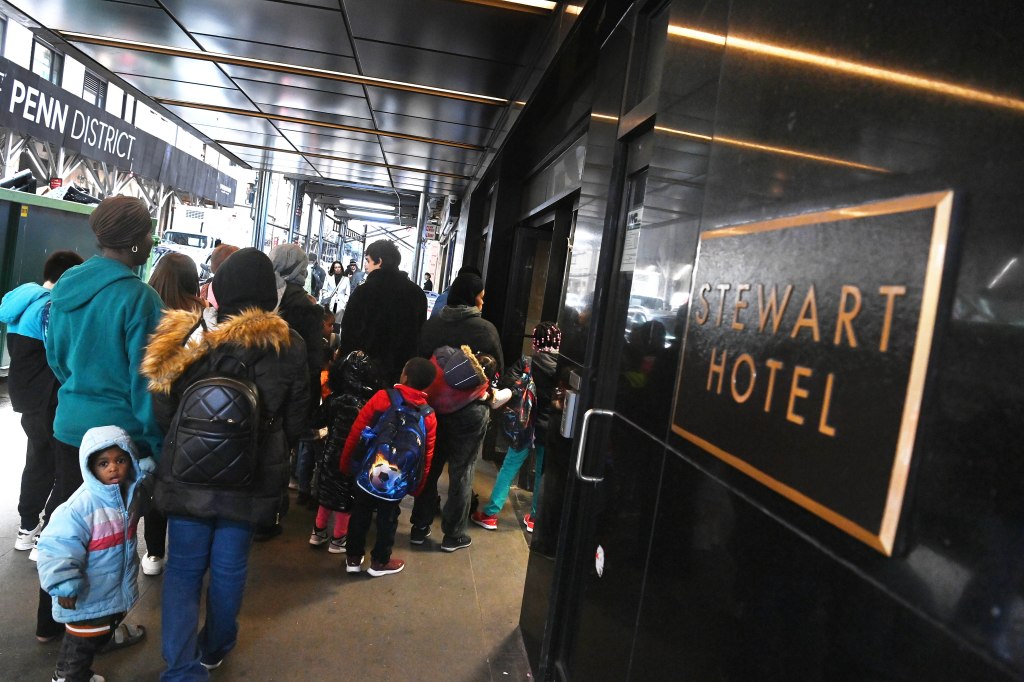 There have been 121 New York City hotels that have been converted into migrant shelters.