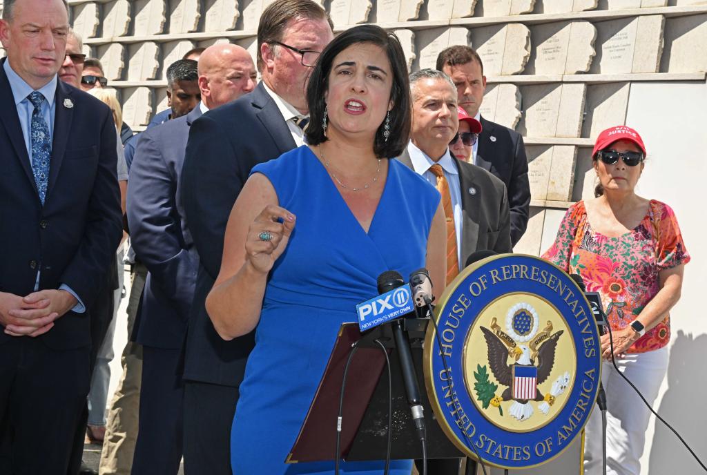 Rep. Nicole Malliotakis accused Mayor Adams and the NYPD of "stonewalling" her requests for data on crimes committed by migrants.