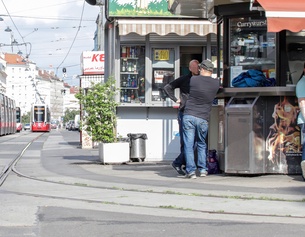 Würstelstand in Wien