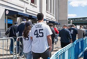 Bronx, New York USA April 8, 2022. The New York Yankees open their home opening day in the Bronx against the Boston Red Socks.