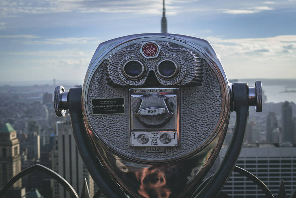 Observation binoculars