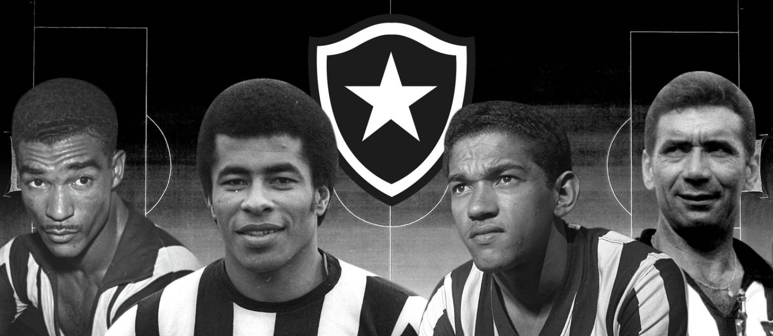 Os maiores ídolos da história do Botafogo Foto: Editoria de Arte