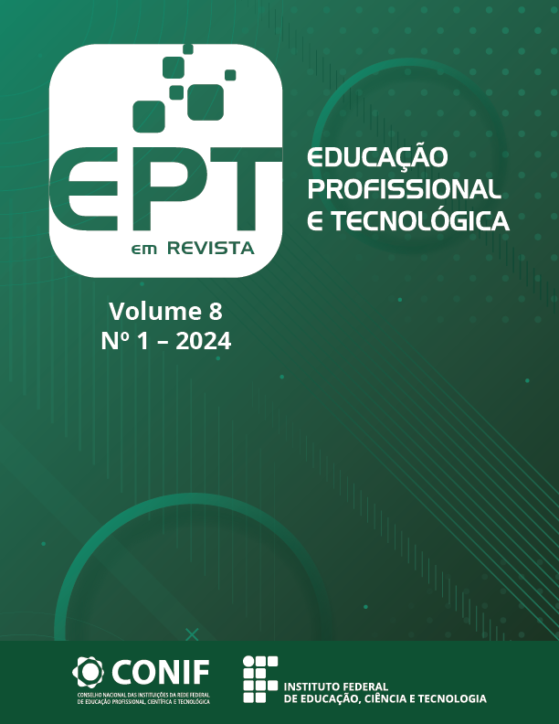 					Visualizar v. 8 n. 1 (2024): Educação Profissional e Tecnológica em Revista
				