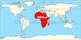 Africa location map