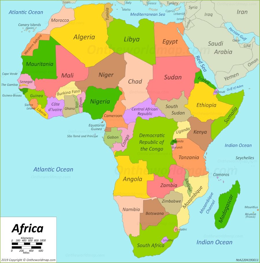 Africa Political Map